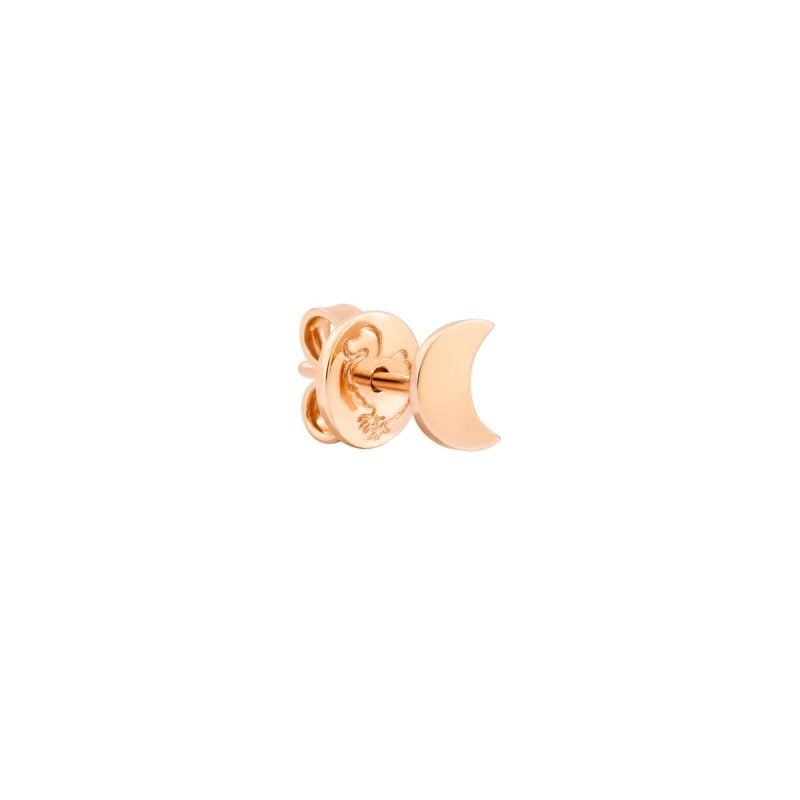 DODO PENDIENTE DE ORO ROSA LUNA