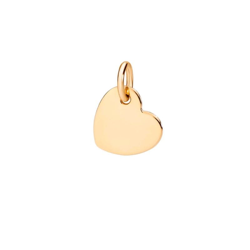 DODO COLGANTE DE ORO AMARILLO CORAZÓN
