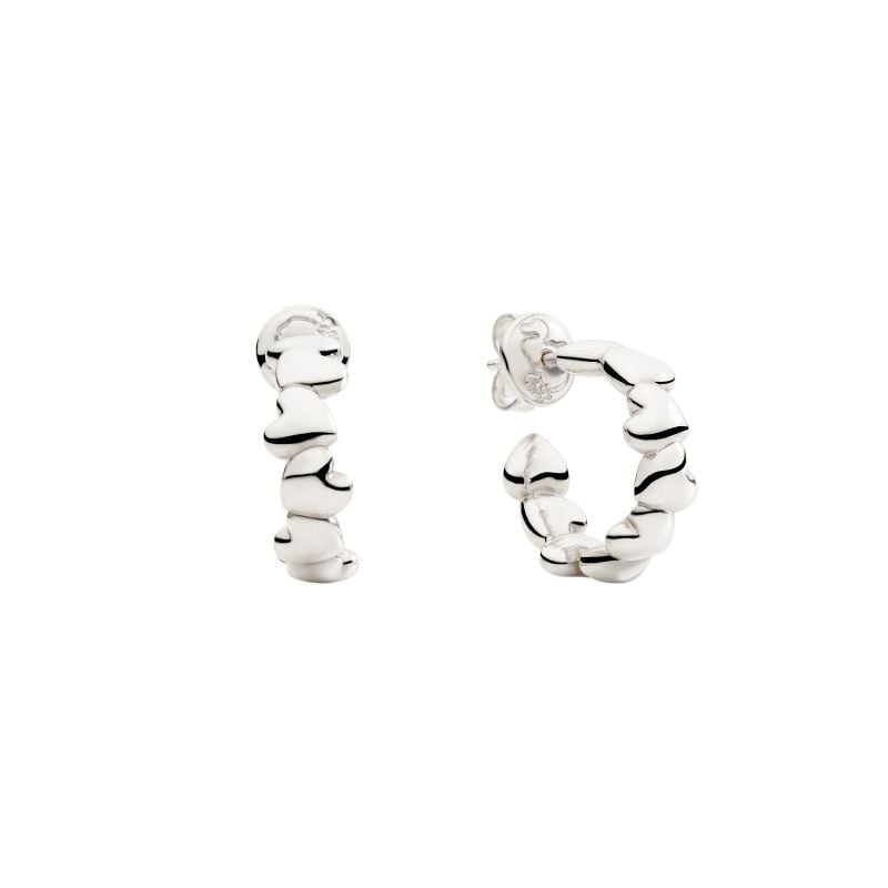DODO PENDIENTES DE PLATA CUORE