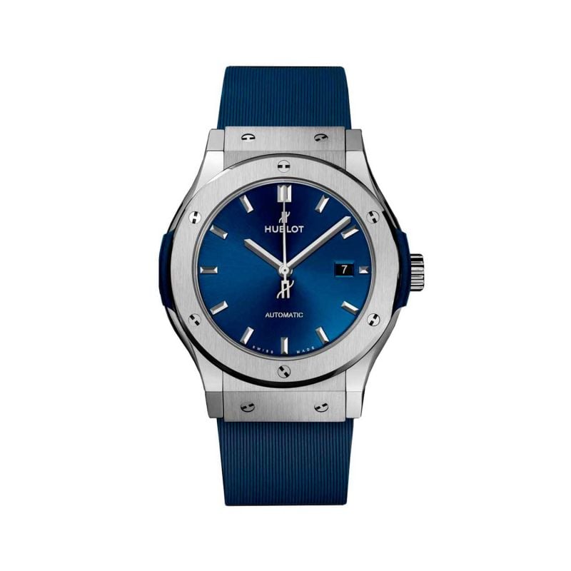 RELOJ HUBLOT CLASSIC FUSION TITANIUM BLUE