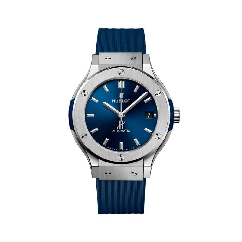 RELLOTGE HUBLOT CLASSIC FUSION TITANIUM BLUE