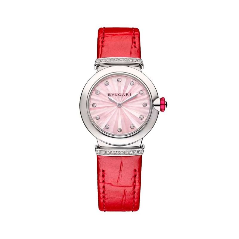RELOJ BULGARI LVCEA INTARSIO MARQUETERY MADRE PERLA
