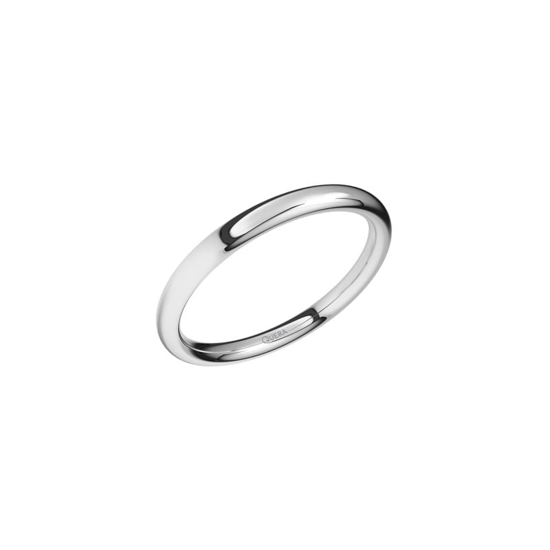 QUERA ALIANZA DE BODA EN ORO BLANCO ELIPSE 