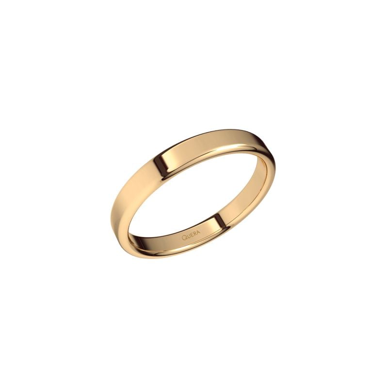 QUERA ALIANZA DE BODA DE ORO ROSA PIANA