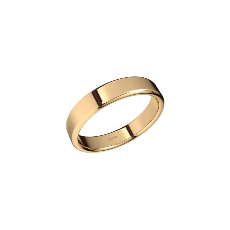 QUERA ALIANZA DE BODA DE ORO ROSA PIANA