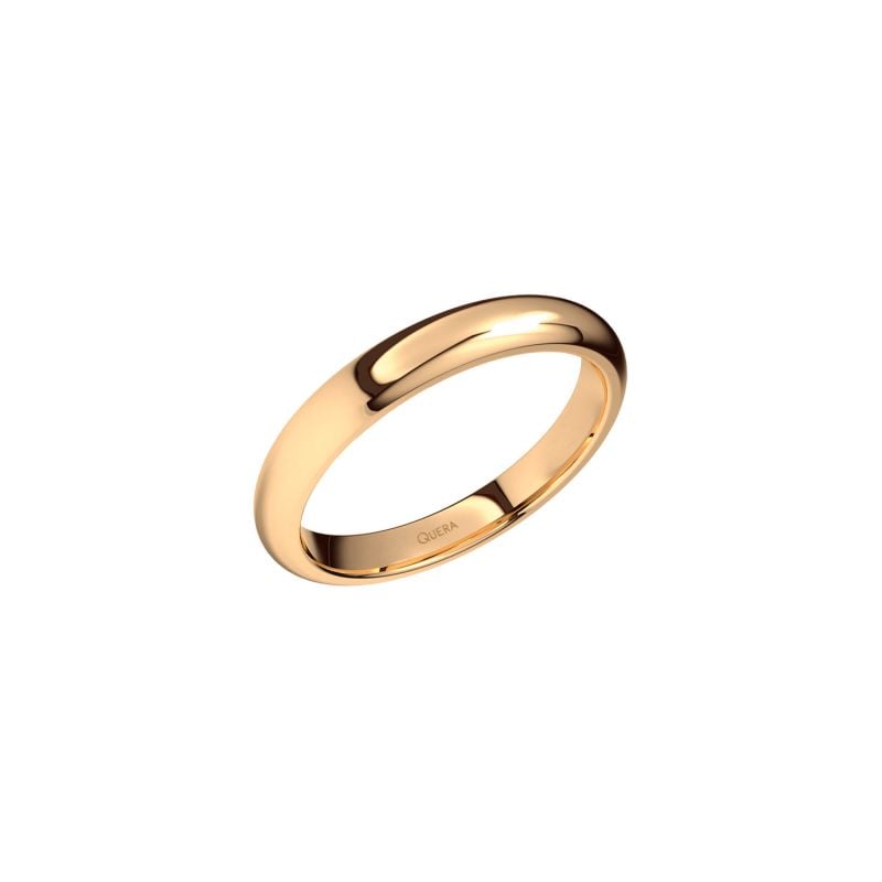 QUERA ALIANZA DE BODA EN ORO ROSA APSIDE