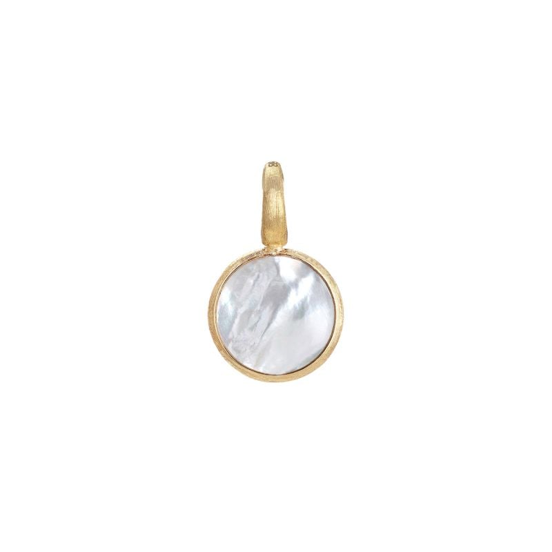 MARCO BICEGO COLGANTE DE ORO AMARILLO CON NÁCAR BLANCO JAIPUR