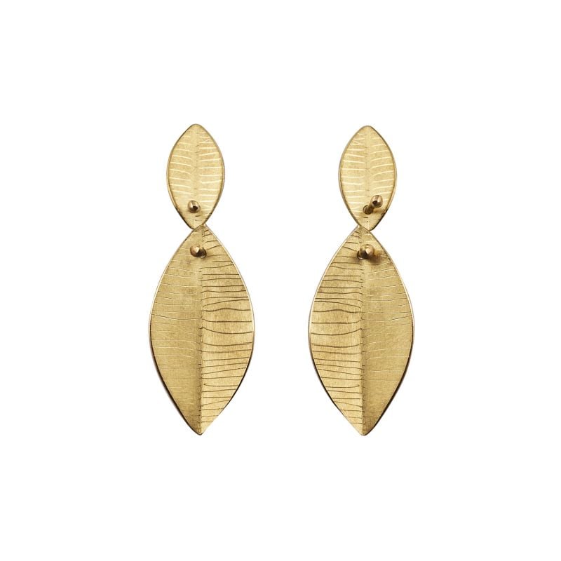 MAJORAL PENDIENTES DE ORO AMARILLO BALADRE