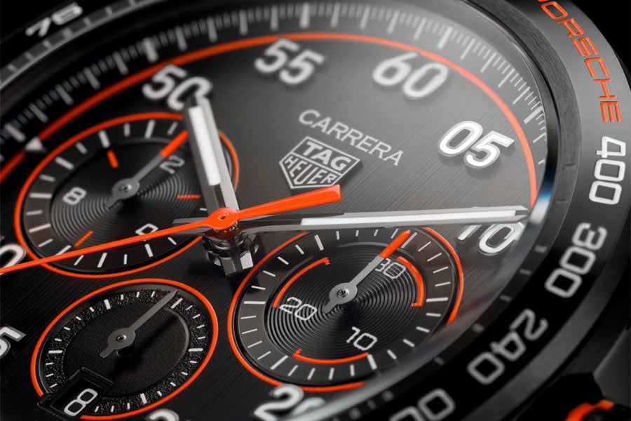 TAG HEUER CARRERA X PORSCHE ORANGE RACING ED. ESPECIAL
