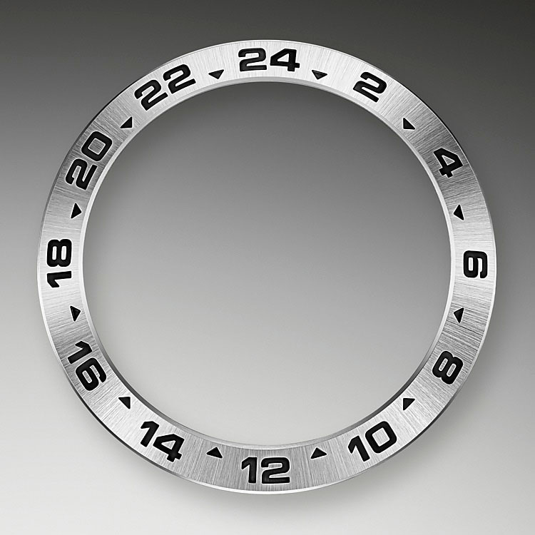 24-Hour Bezel Rolex Watch Explorer II Oystersteel and black dial in Quera