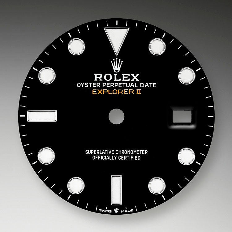 Esfera negra Reloj Rolex Explorer II en Quera