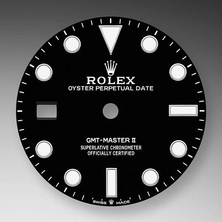 black dial Rolex Watch GMT-Master II in Quera