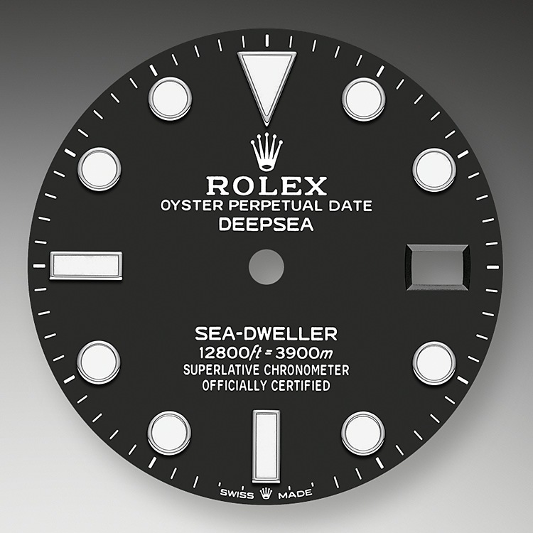 black dial Rolex Deepsea in Quera