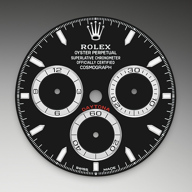  black dial Rolex Cosmograph Daytona Oystersteel in Quera