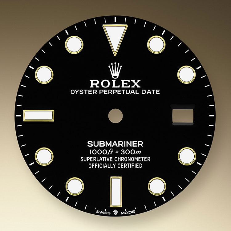 Esfera negra Rolex Submariner Date en Quera