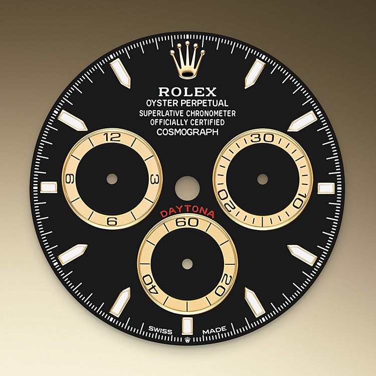  black dial Rolex Cosmograph Daytona Oystersteel and yellow gold in Quera