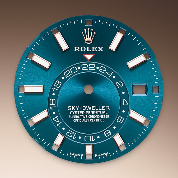 The tachymetric scaler Rolex Sky-Dweller white gold in Quera