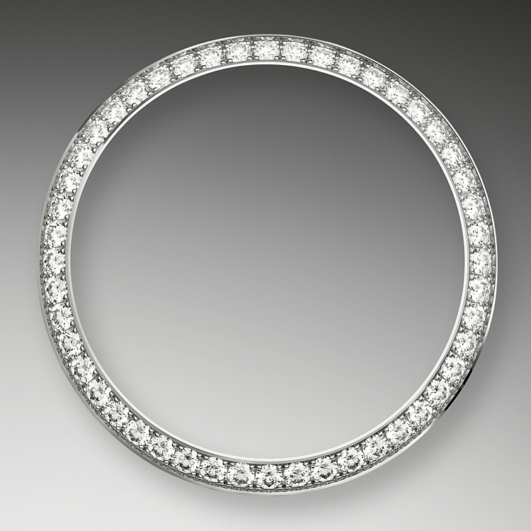 Diamond-set bezel Rolex Day-Date 40 in Quera