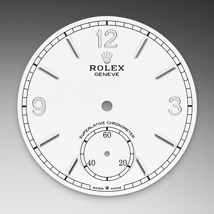 Intense white dial Rolex 1908 18 CT white gold in Quera