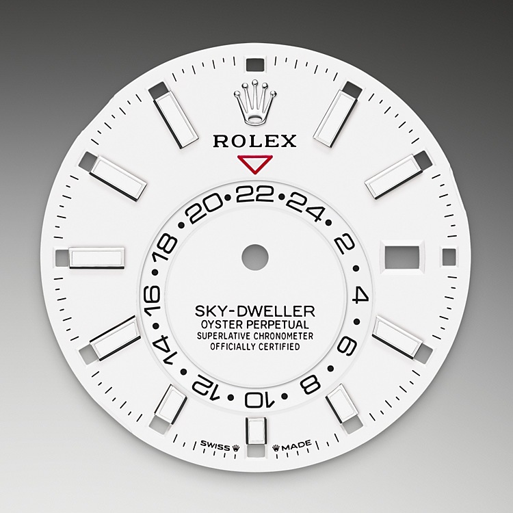 The tachymetric scaler Rolex Sky-Dweller white gold in Quera