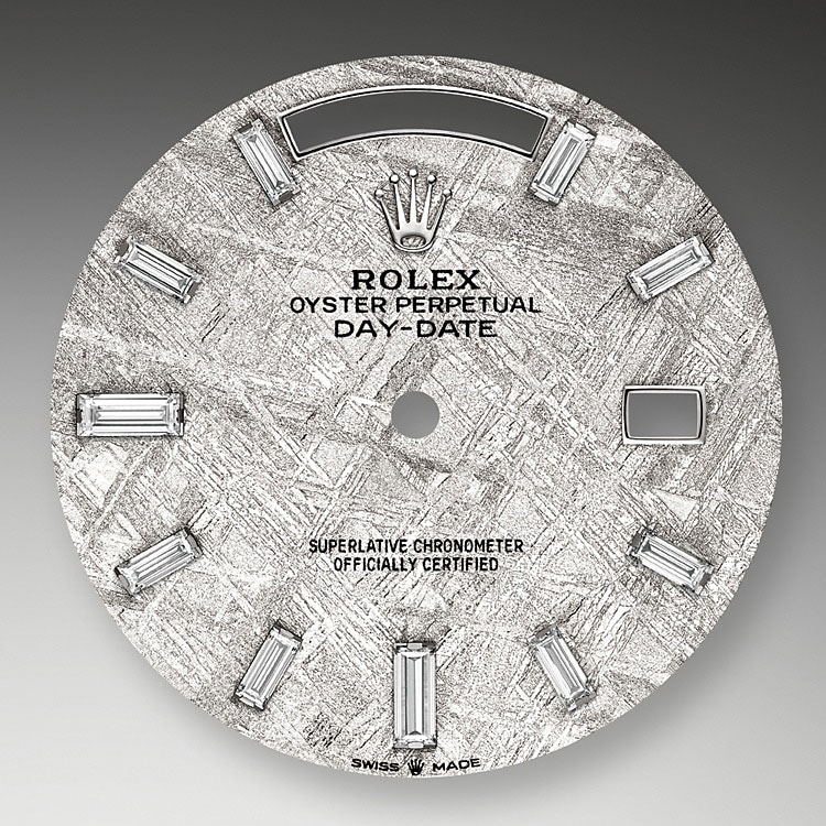 Meteorite dial Rolex Day-Date 40 in Quera