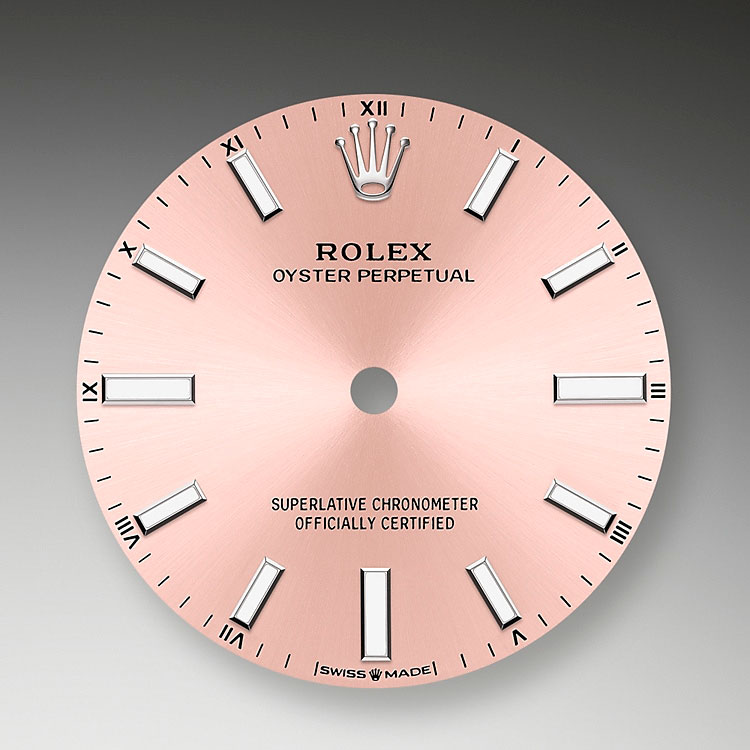 Esfera rosa Rolex Oyster Perpetual 34 en Quera