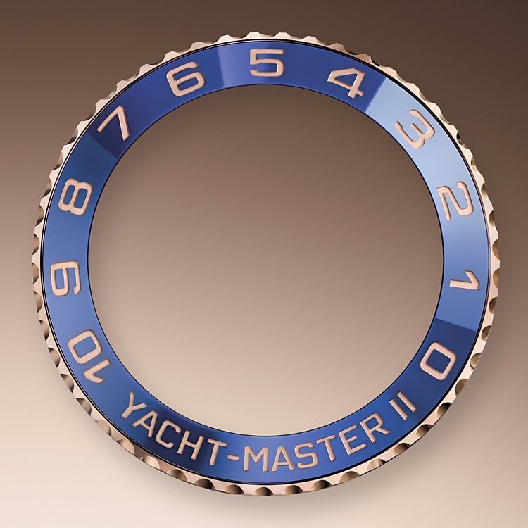 Bisel ring command reloj Rolex Yacht-Master II de acero Oystersteel y oro Everose y esfera blanca en Quera