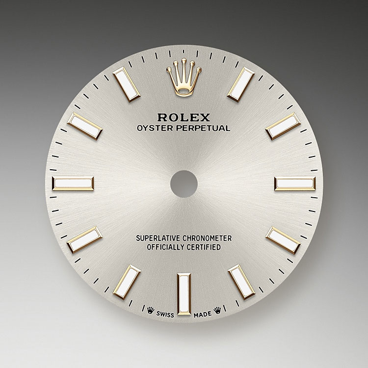 Esfera plateada Rolex Oyster Perpetual 28 en Quera