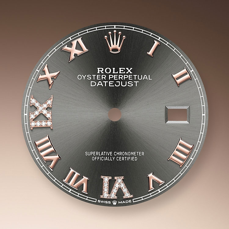 Slate Dial set with diamonds Rolex Datejust 36 at Quera