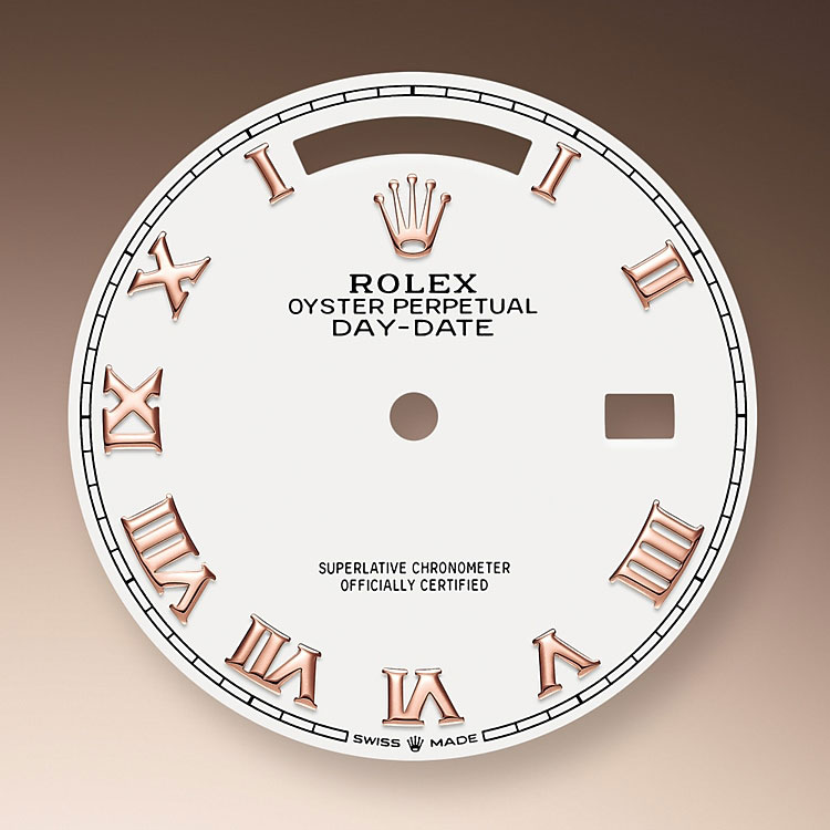 White dial Rolex Day-Date 36 in Quera