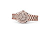 Rolex Watch Lady-Datejust Everose gold and diamonds Diamond-Paved Dial in Quera