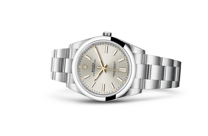 Rolex Watch Oyster Perpetual 41 Oystersteel and Silver dial in Quera 