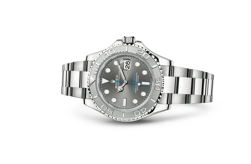 Rolex Yacht-Master 40 Oystersteel and Platinum y Slate dial in Quera