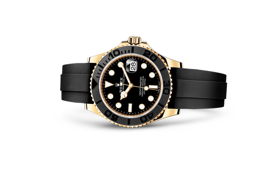 Rolex Watch Yacht-Master 42 yellow gold and black dial in Quera