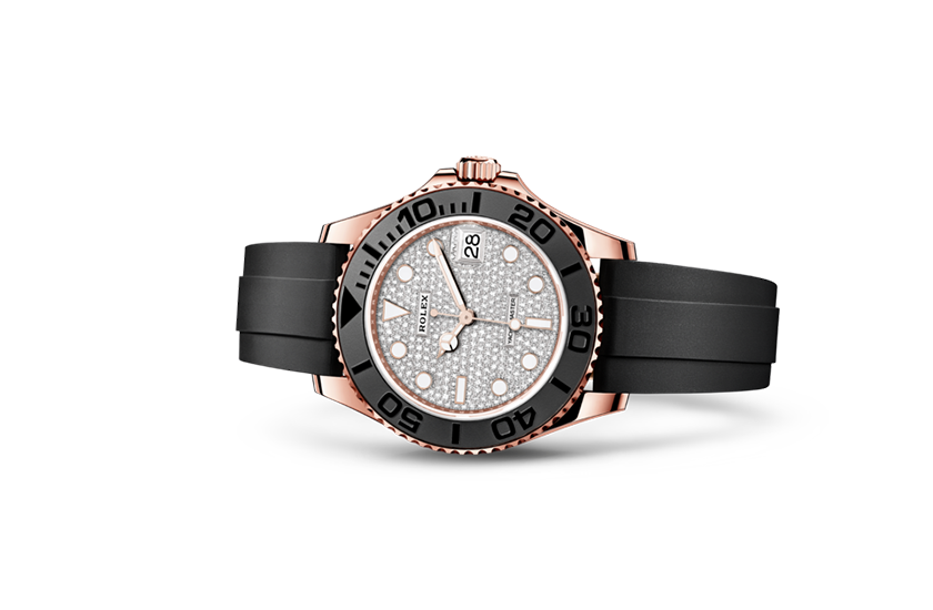 Rolex Yacht-Master 37 Everose gold and Diamond-paved dial in Quera