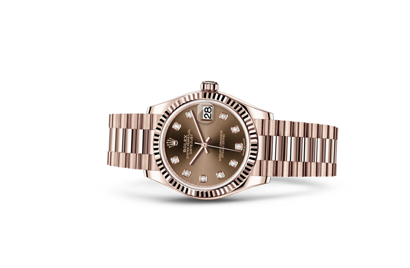 Foto Rolex Watch Datejust 31 Chocolate dial set with diamonds Quera in Girona and Alicante