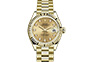 Rolex Lady-Datejust yellow gold and Champagne-colour dial set with diamonds in Quera