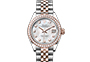 Rolex Lady-Datejust Oystersteel, Everose gold and diamonds, and Mother of pearl dial set with diamonds  in Quera