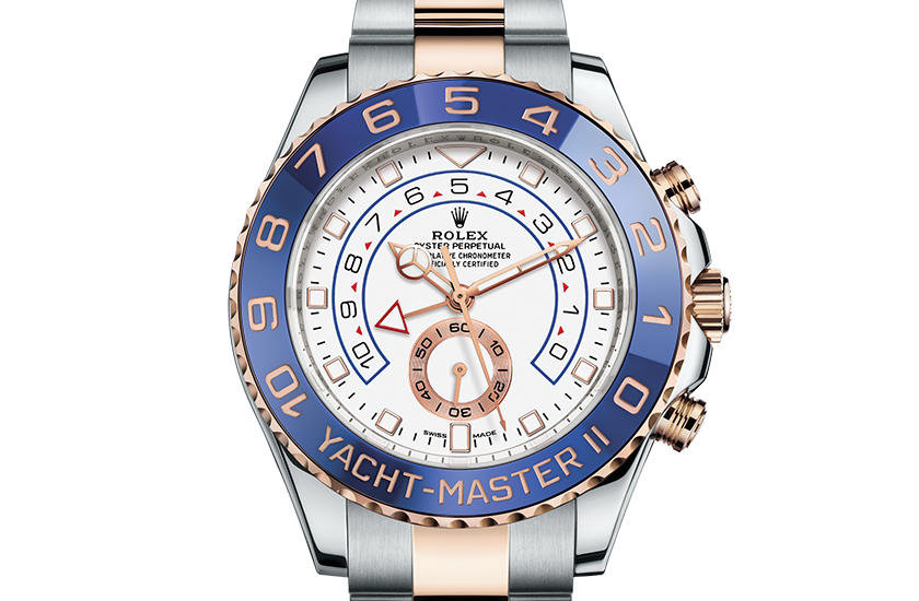 Rolex Yacht-Master II Everose Rolesor and White dial  in Quera