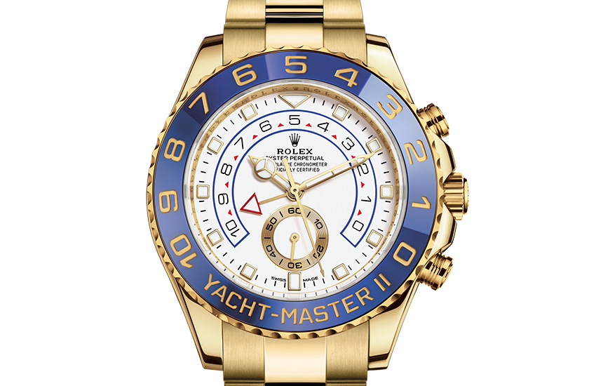 Rolex Yacht-Master II yellow gold and White dial in Quera