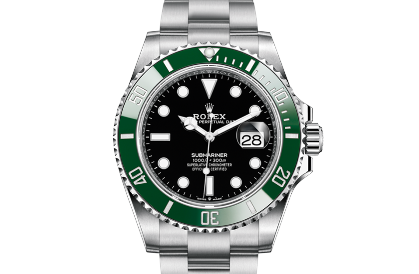 Rolex Watch Submariner Date Oystersteel and black dial in Quera 