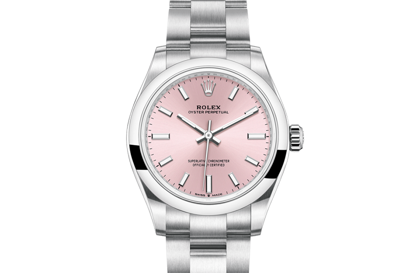 Rolex Oyster Perpetual 31 Oystersteel and Pink Dial in Quera 