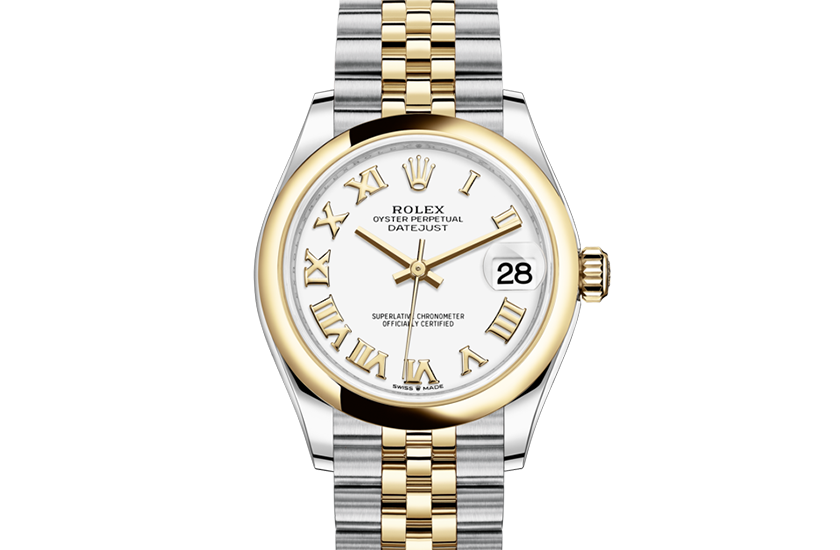 Reloj Rolex Datejust 31 acero Oystersteel, oro amarillo y esfera blanca Quera en Girona y Alicante