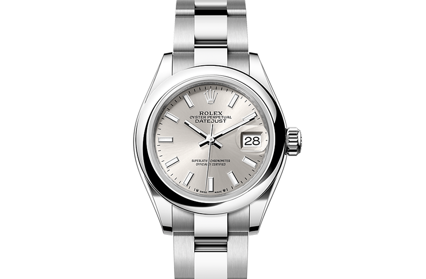 Rolex Lady-Datejust Oystersteel and Silver dial  in Quera