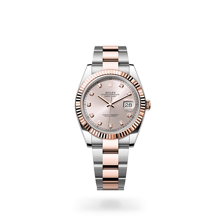 Rolex Datejust 41 Oyster, 31 mm, Everose Rolesor in Quera