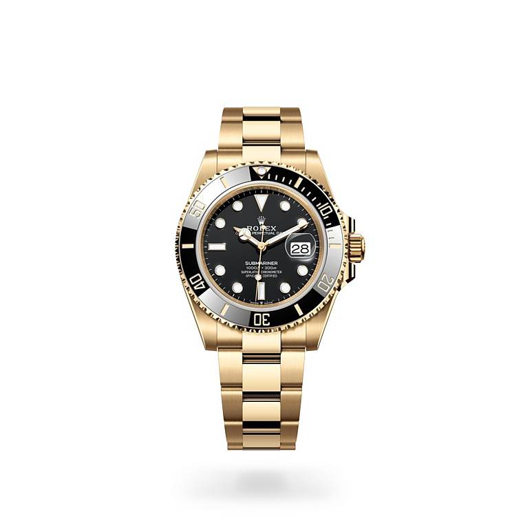 Rolex Submariner Date yellow gold in Quera