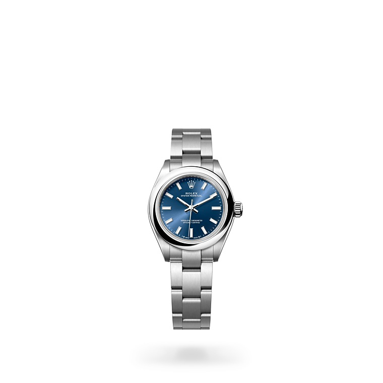 Foto Rolex Oystersteel Perpetual 28 Blue dial at Quera