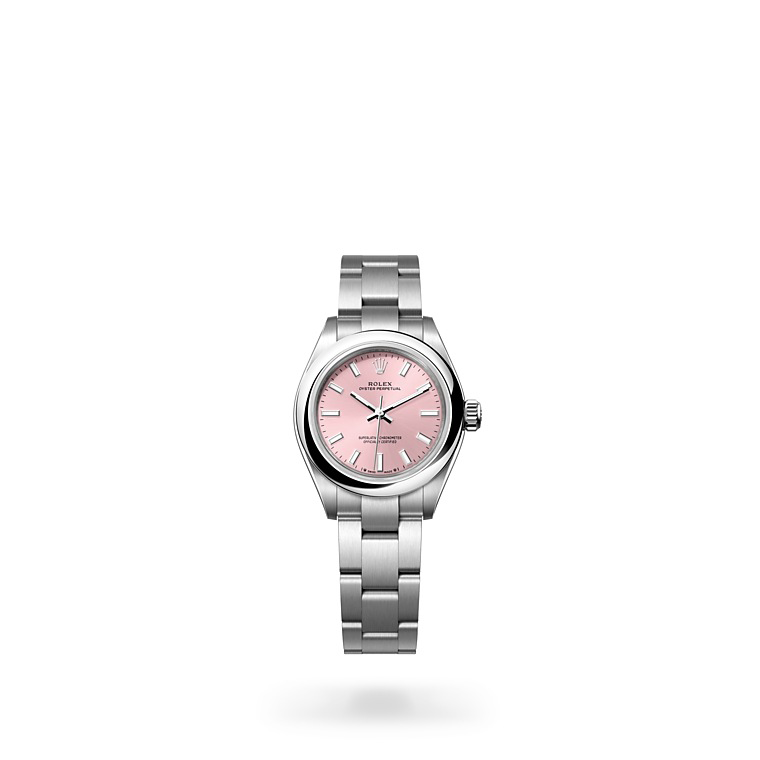 Rolex Oyster Perpetual 28 Oystersteel Pink Dial in Quera