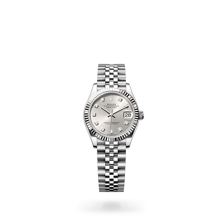 Rolex Oyster Datejust 34 Oystersteel and white gold at Quera
