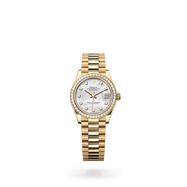 Rolex Datejust 31 yellow gold and diamonds in Quera